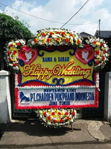 Karangan Bunga Pernikahan  di Duri